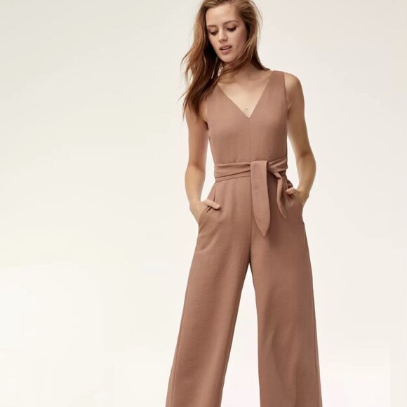 Aritzia Pants - Aritzia Wilfred Ecoulement Jumpsuit - Pink Size 6